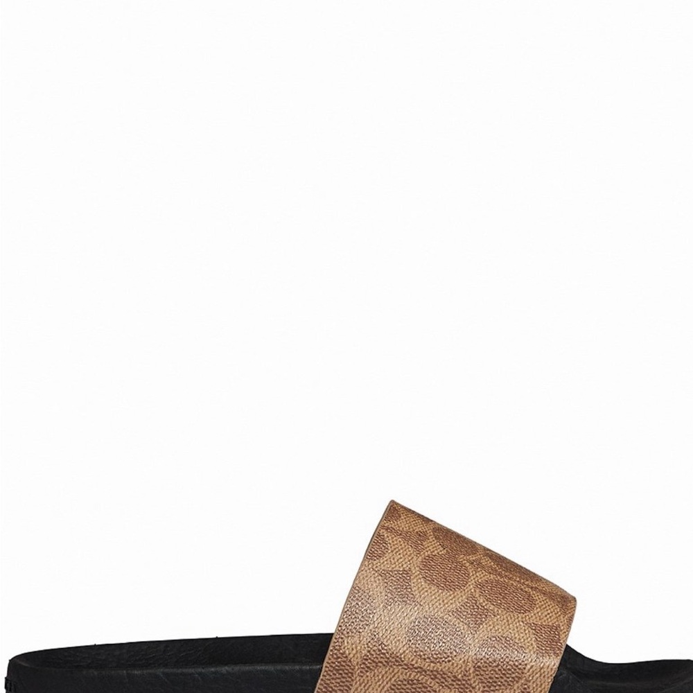 Coach Udle Sport Slide in Signature Canvas